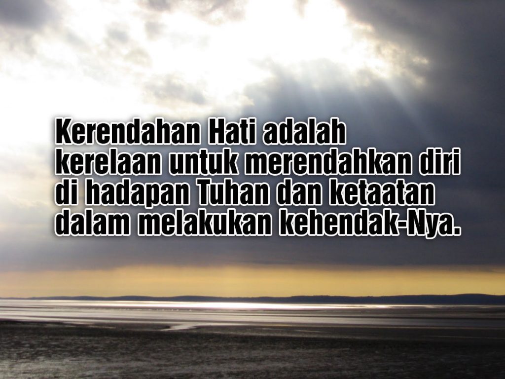 kerendahan hati mendatangkan mujizat